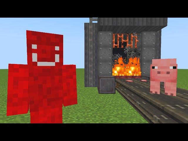 Building an Unethical Pig Farm in  Minecraft