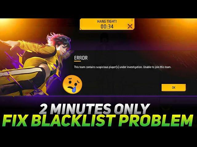 HOW TO REMOVE FREE FREE ID FROM BLACKLIST | FF ID BLACKLIST PROBLEM FIX |  H10 GAMER | ZENNINET9 YT