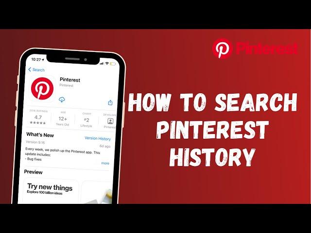 How to Search for Pinterest History | Clear Your Pinterest Search History