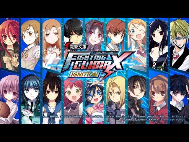 Dengeki Bunko Fighting Climax Ignition - Todos los Ataques Especiales/All Special Attacks Exhibition