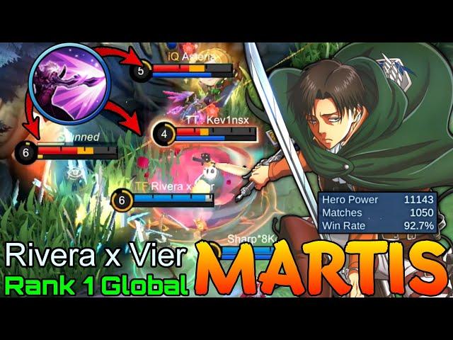 92% Win Rate Martis The Ultimate Killer - Top 1 Global Martis by Rivera x Vier - Mobile Legends