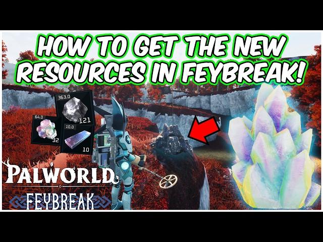 Best Ways To Get CHROMITE And HEXALITE QUARTZ In Palworld Feybreak