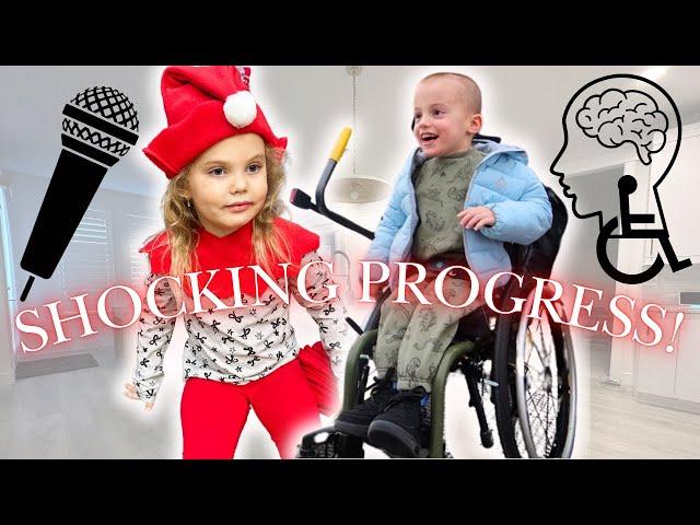 Beckhams INSANE Strength + Blake UNDERSTANDS his Disability | Christmas Recital *SO CUTE*