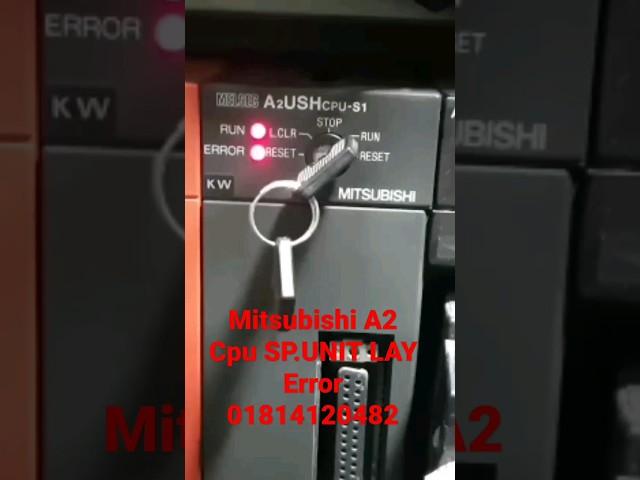 #Mitsubishi Plc #Error SP.UNIT LAY.ERR #automation  01814120482