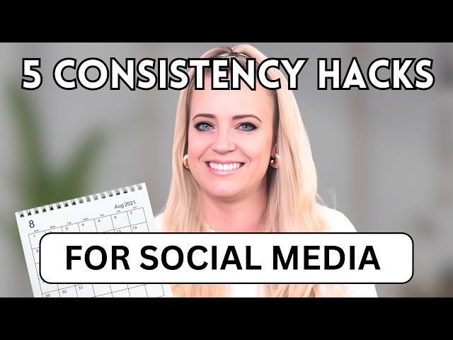 How to ACTUALLY be consistent on social media (Not what you think...)