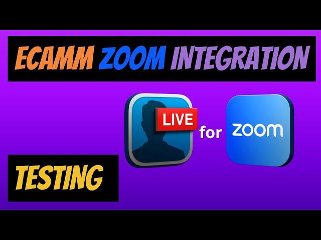 Ecamm for Zoom - Live Walkthrough