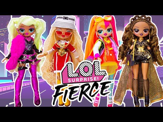 LOL OMG FIERCE Dolls Full Unboxing Royal Bee, Neonlicious, Lady Diva, Swag