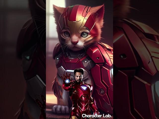 Cute cats and Doggy version of Avengers pt. 2#shorts