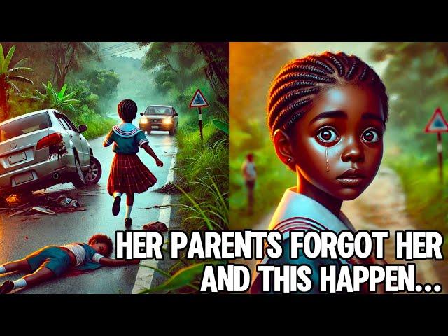 HER CARELESS PARENTS FORGOT HER AT SCHOOL AND THIS HAPPEN...Africantales #tales #folklore #folks