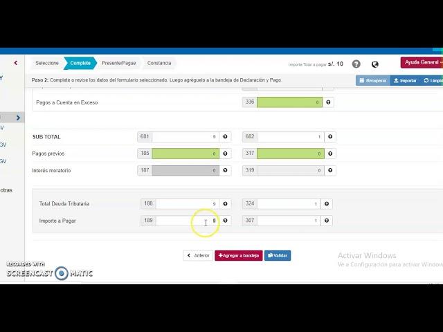 DECLARA FÁCIL || DECLARACIÓN MENSUAL DE IMPUESTO || SUNAT 2021