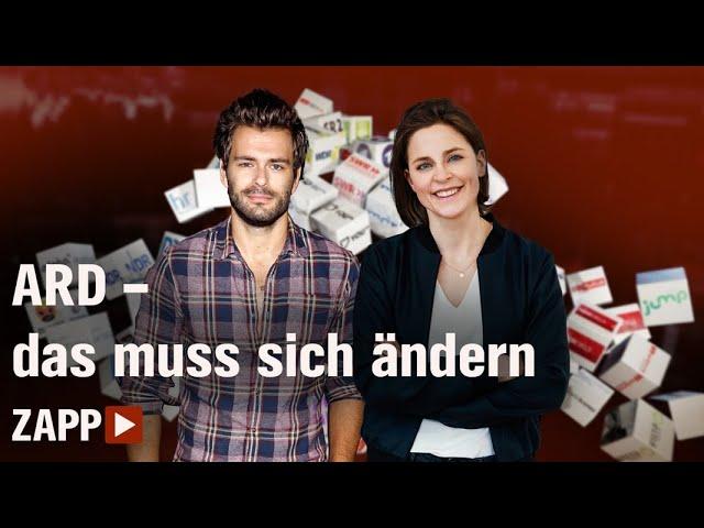 Zu teuer, zu groß, zu einseitig? Die Zukunft der ARD | Zapp Talk | NDR