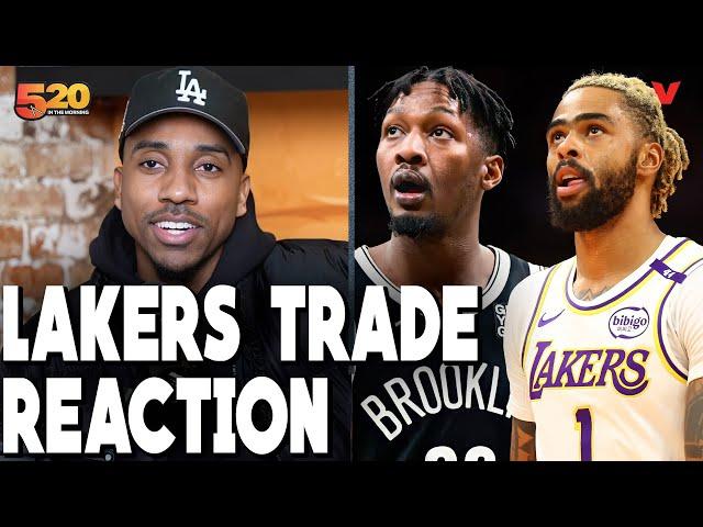 Jeff Teague REACTS to Lakers trading D’Angelo Russell to Nets for Dorian Finney-Smith