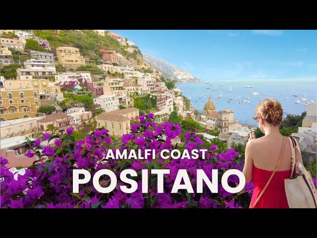 4K Positano Italy 4K Walking Tour  Amalfi Coast Italy