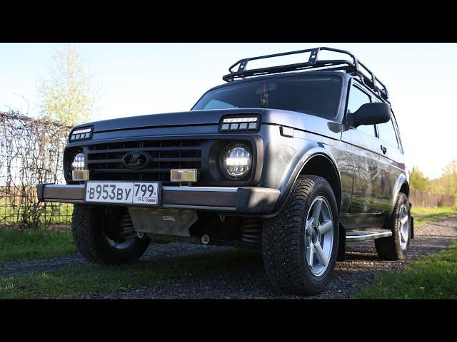 Подробная установка светодиодных фар на Lada 4x4 / Нива