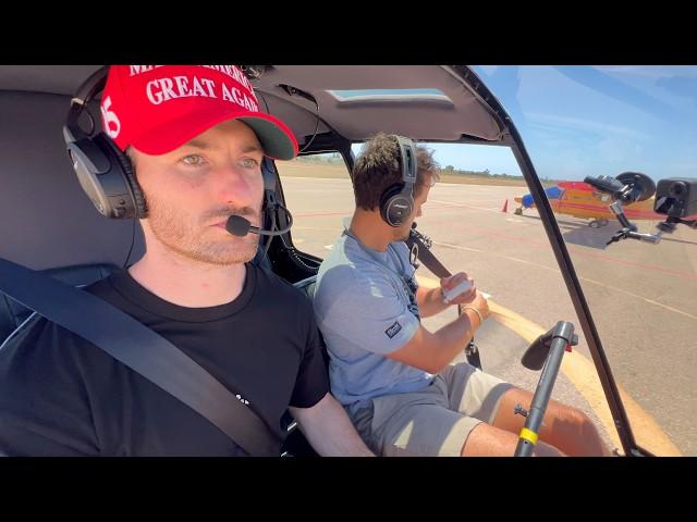 Helicopter Pilot gets OWNED by crosswind