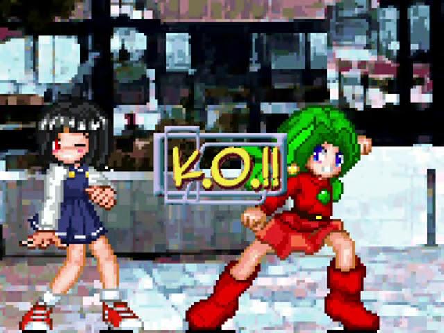 Knuckle Fighter Alpha: Yadamon vs. Monami Ogura (old)