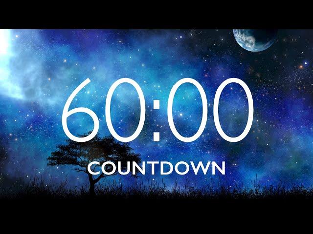 60 Minute Timer with Relaxing Music and Alarm ⏰