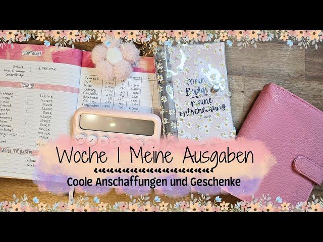 Woche 1 November Mega coole Anschaffungen - Meine echten Ausgaben Geld Sparen