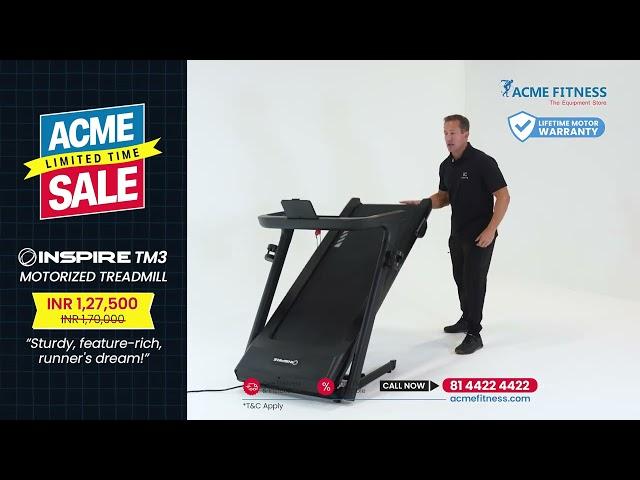 Inspire Tread 3 Motorized Treadmill | ACME Fitness  25% OFF Flash Sale!