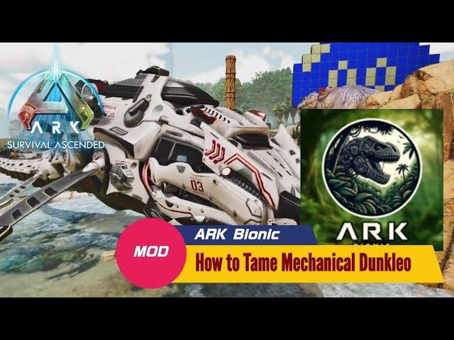 【ARK】ASA Island編#75「MOD : メカニカルダンクルオステウス」ARK Bionic : How to Tame Mechanical Dunkleosteus