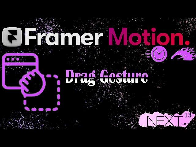 How to Add Drag gesture in React and NextJs with framer motion(Quick,Easy)