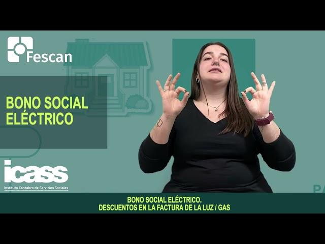 FESCAN. BONO SOCIAL ELÉCTRICO.