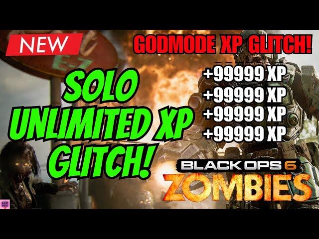 BO6 GLITCH - NEW SOLO UNLIMITED XP GLITCH AFTER PATCH! (EASY SOLO GODMODE GLITCH) BO6 ZOMBIES GLITCH