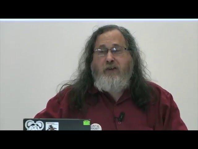 For A Free Digital Society - Richard M. Stallman