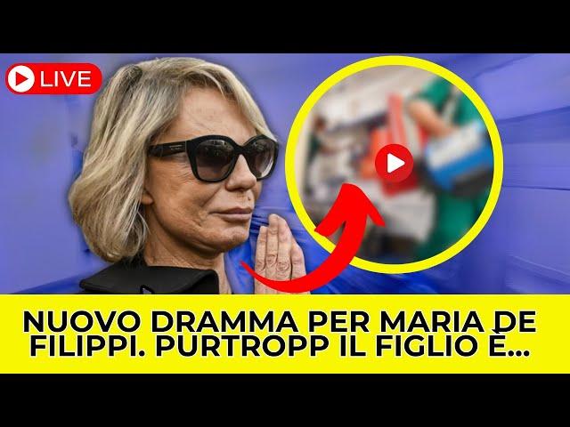  Nuovo dramma per Maria De Filippi, circa 30 minuti fa il figlio...