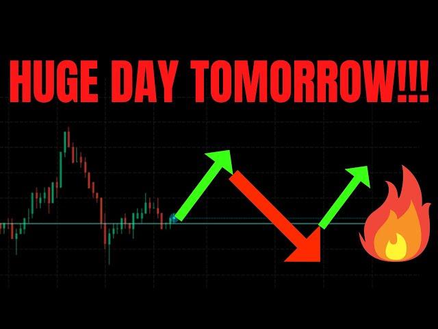  HUGE DAY TOMORROW!!! TSLA, SPY, ES, NVDA, AAPL, COIN, QQQ, AMZN, MSFT, AMD, & META PREDICTIONS! 