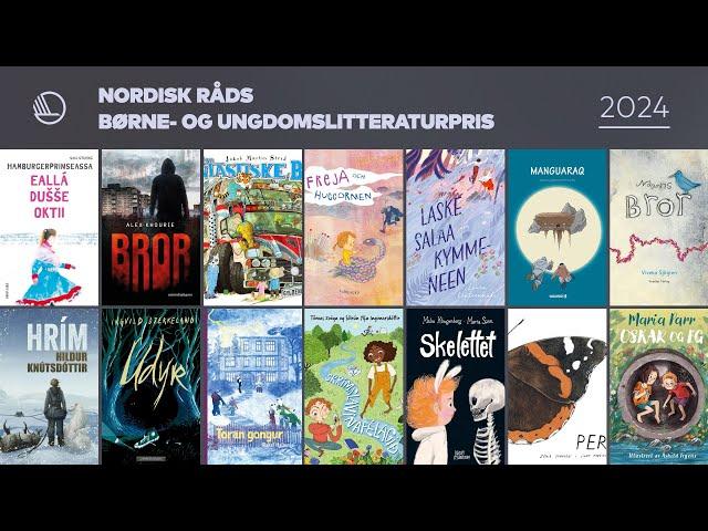 Här är de nominerade till Nordiska rådets barn- och ungdomslitteraturpris 2024