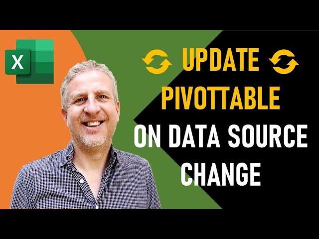 Update PivotTable When Data Source Changes | Automatically Refresh a PivotTable With New Data