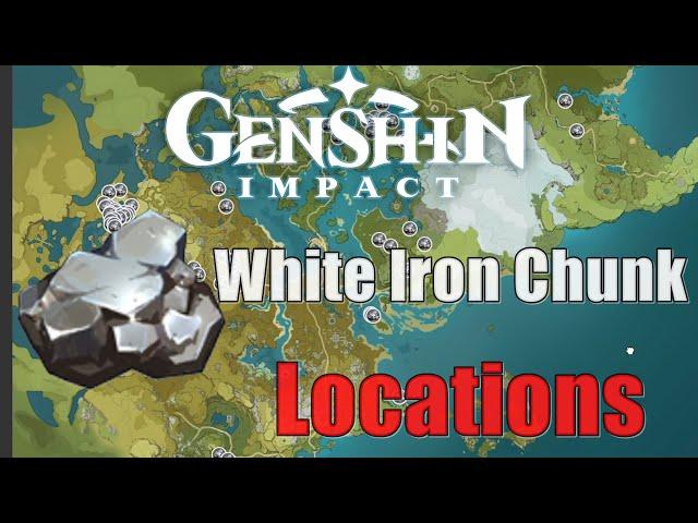 The Best Locations To Farm White Iron Chunk | Genshin Impact Guide