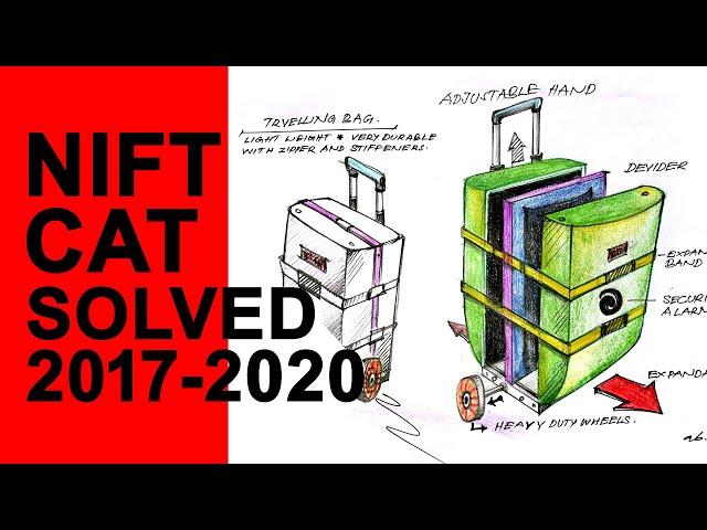 NIFT CAT SOLVED 2017-2020