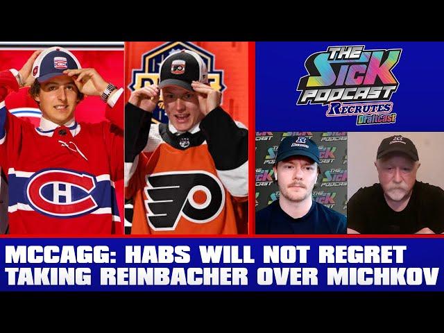 McCagg: Habs Will NOT Regret Taking Reinbacher Over Michkov - Prospect Talk #58