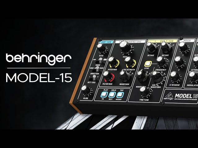 Behringer Model 15 Sound Demo (no talking): 14 Presets for Melodic Techno and Ambient