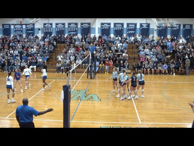 Exciting HS Girls Volleyball State Semifinal Action- W. Rowan v. W. Henderson