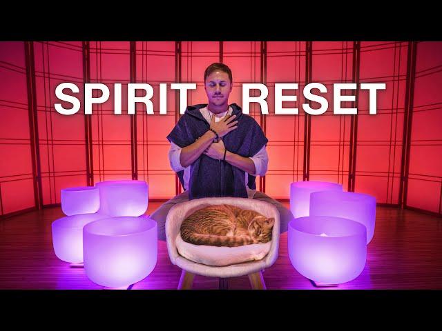 Spiritual Reset Sound Bath - Crystal Singing Bowls - Align With Your True Life Path