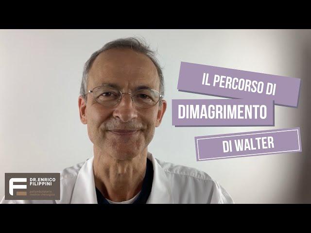 La storia di Walter e del suo dimagrimento