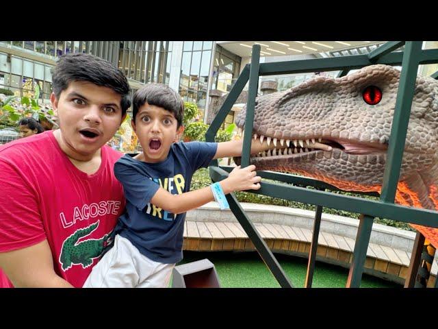 Dinosaur hath kha Gaya   | Dinosaur Park Aaria Mall | Yaatri