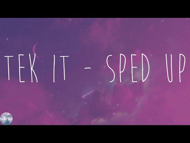 Cafuné - Tek It - Sped Up (Lyrics)