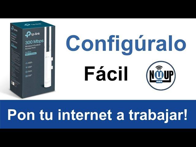 Extiende o amplia el área de tu WiFi con del EAP110 Outdoor de Tp-Link