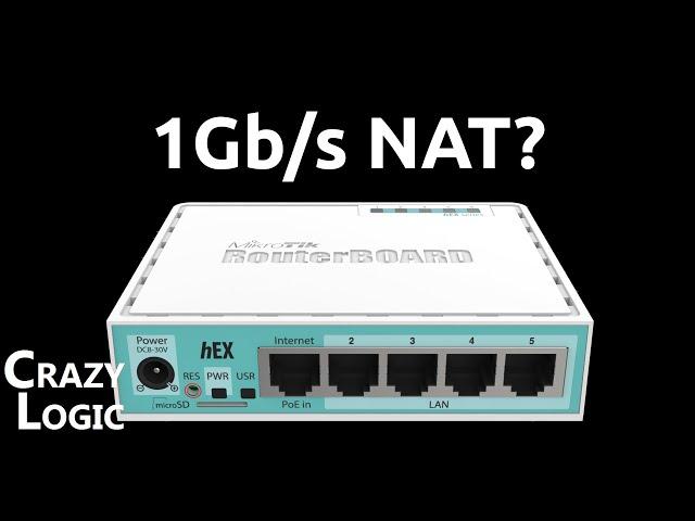 #72 - MikroTik hEX RouterOS - Can it NAT traffic at the full 1Gb/s?