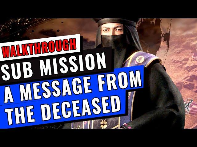 Nioh 2 A Message From the Deceased Walkthrough | Sub Mission | GameClubz