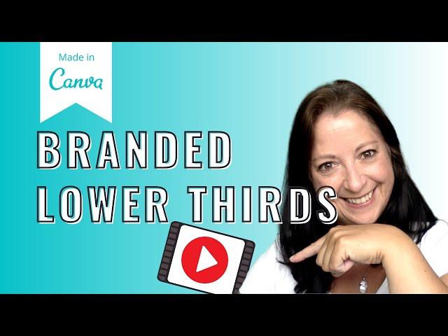 How to Create Animated Lower Thirds FREE with Canva