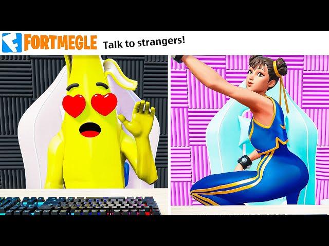 I played Omegle in Fortnite!!