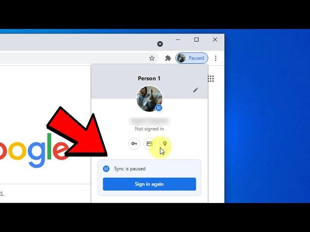 How to fix Chrome Sync is Paused