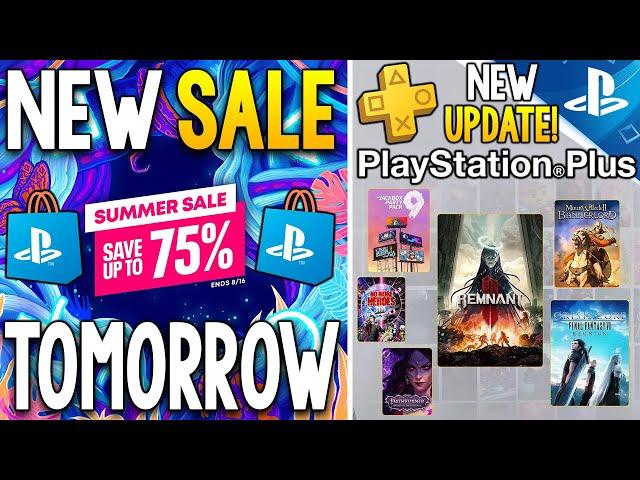 Massive NEW PSN SALE Tomorrow + New PS Plus July Update!