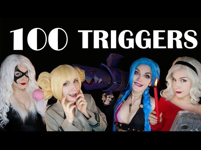 ASMR  100 TRIGGERS in 10 MINUTES & 20 COSPLAY ‍