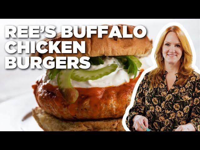 Ree Drummond’s 16-Minute Buffalo Chicken Burgers | The Pioneer Woman | Food Network